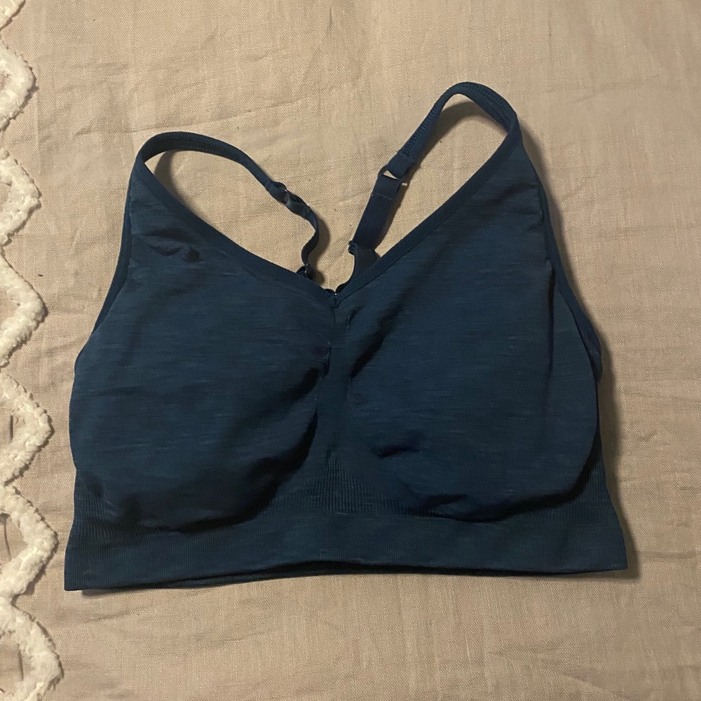 Blue Old Navy Sports Bra